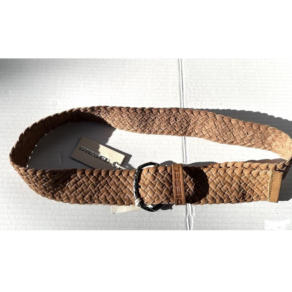 Diesel boys Braided leather belt NWT size 4 y.o.